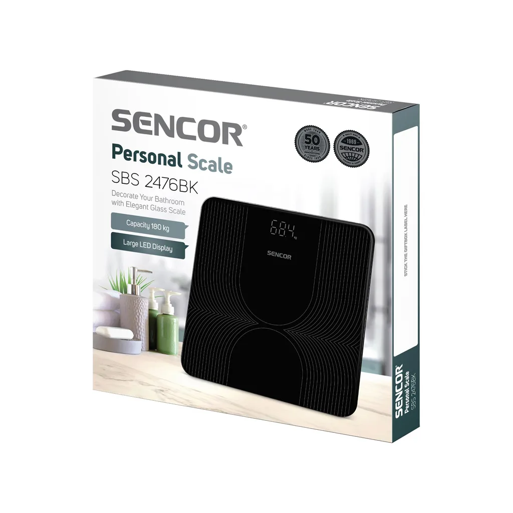 ترازو شخصی سنکور مدل SBS 2476BK