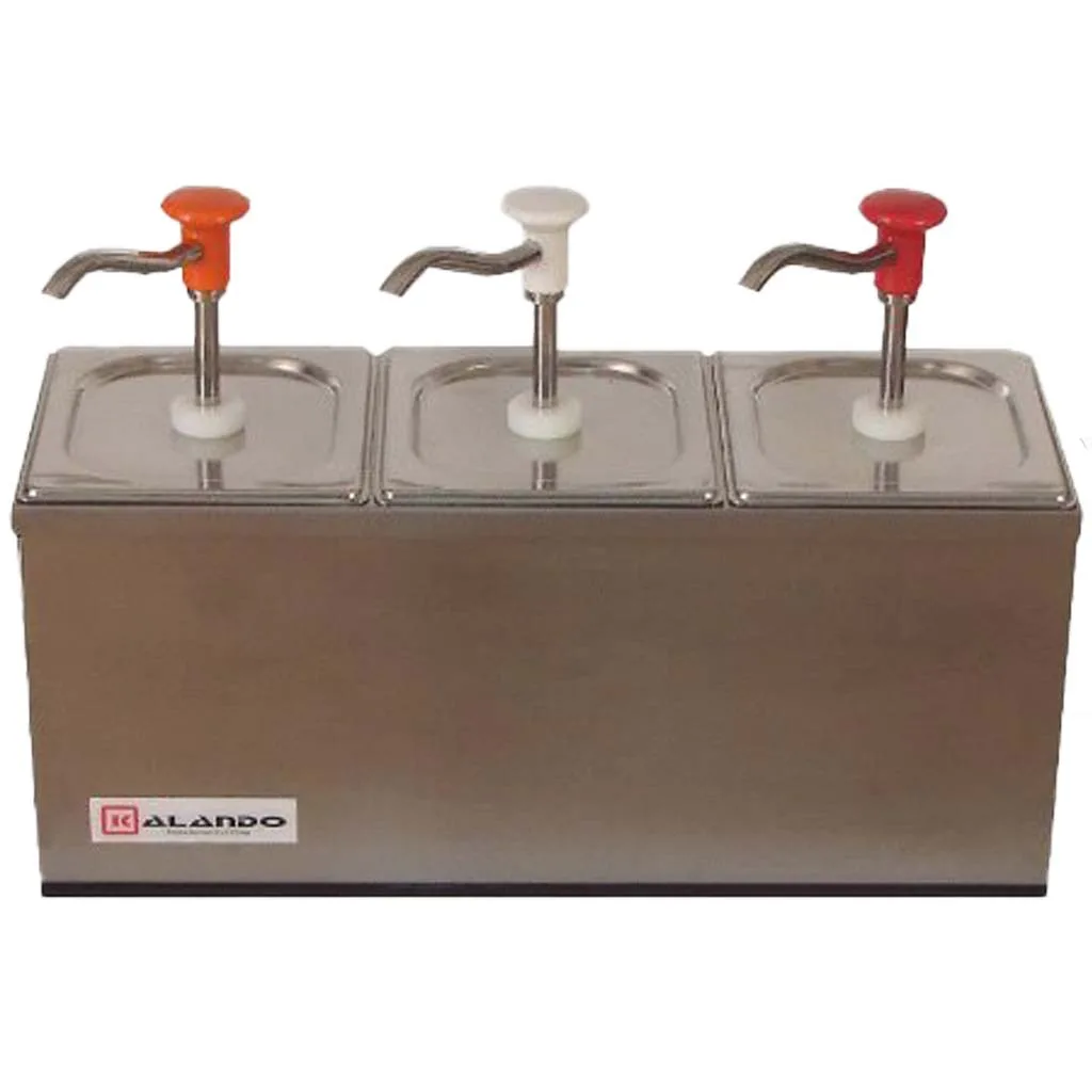 پمپ سس سه خانه استیل مدل KD-002-3Set کالاندو