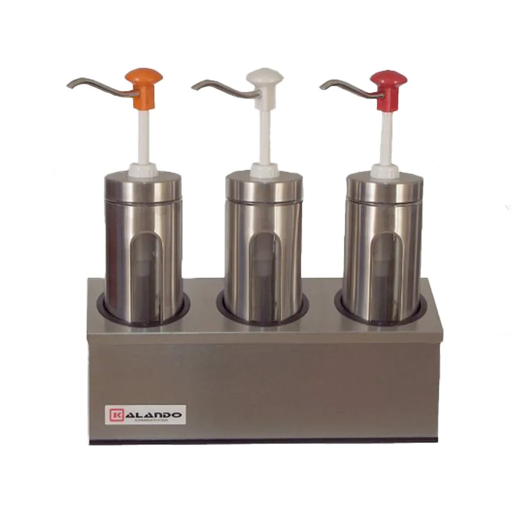 پمپ سس سه خانه نما استیل مدل KD-006-3 Set کالاندو