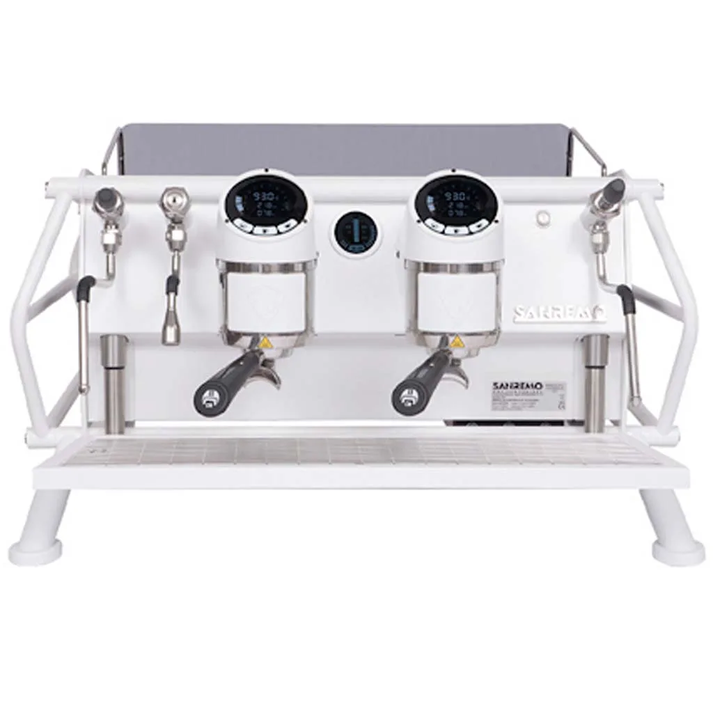 اسپرسو مولتی بویلر دو گروپ سن رمو CAFE RACER WHITE