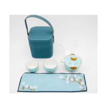 ست BLUE FLOWER مسافرتی چین چای