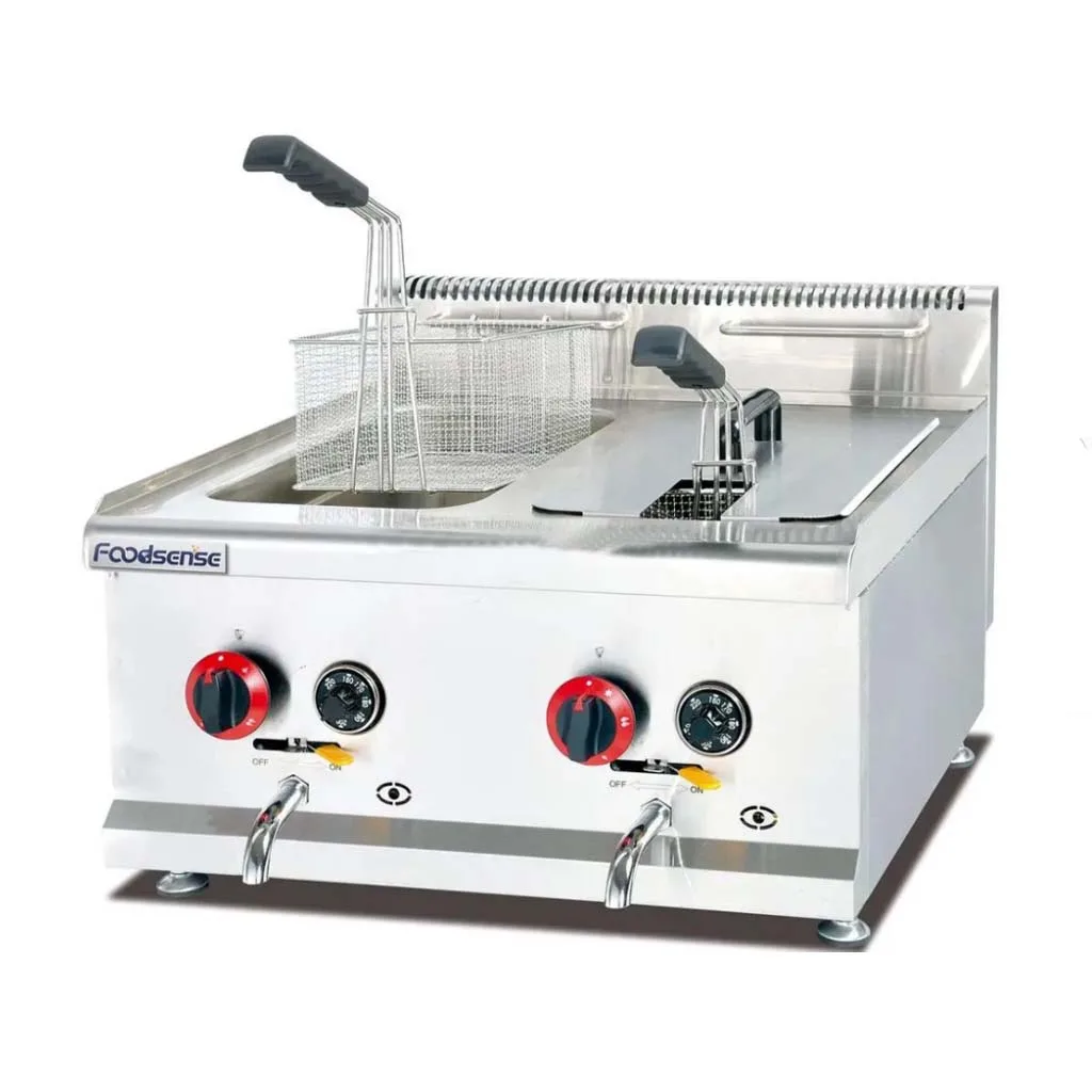 سرخ کن گازی رومیزی دو لگن استار