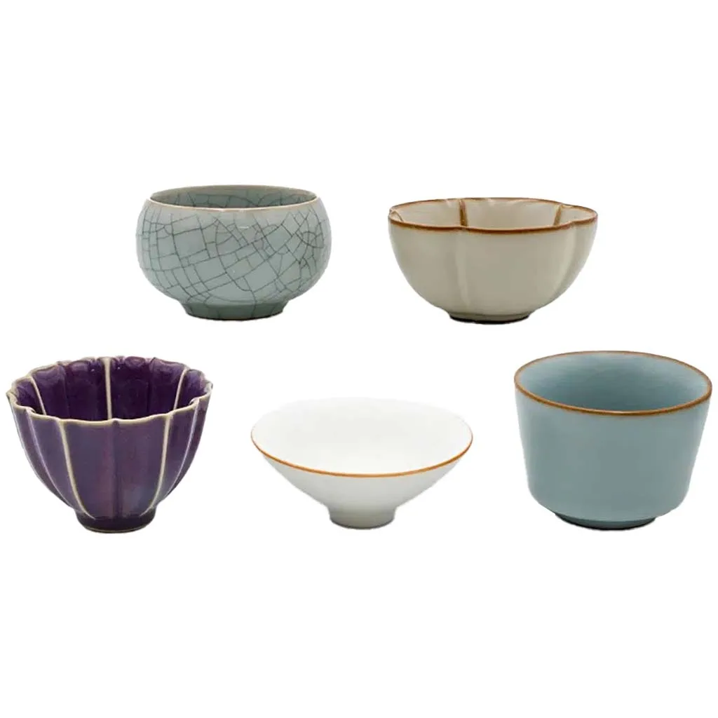 ست کاپ 5 تکه چین چای