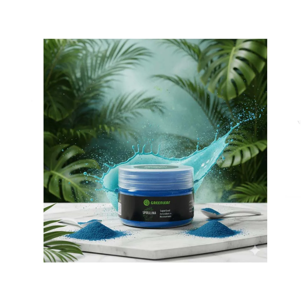 پودر اسپیرولینا آبی گرین لیف 20 گرمی