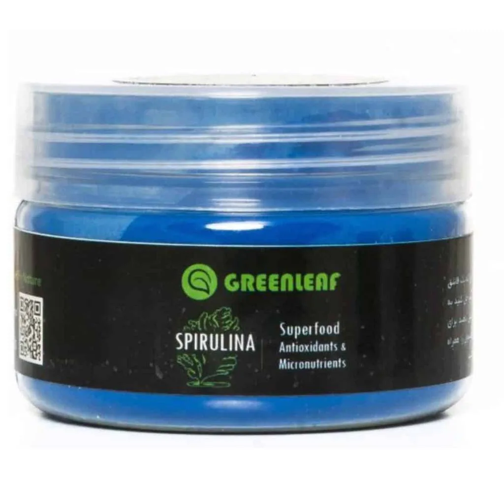 پودر اسپیرولینا آبی گرین لیف 20 گرمی