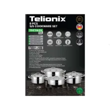 سرویس قابلمه استیل 8 تکه تلیونیکس مدل TSC3626