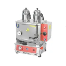 سماور صنعتی 2 قوری هیبریدی (گازی+برقی) سلطان SU-HGE223