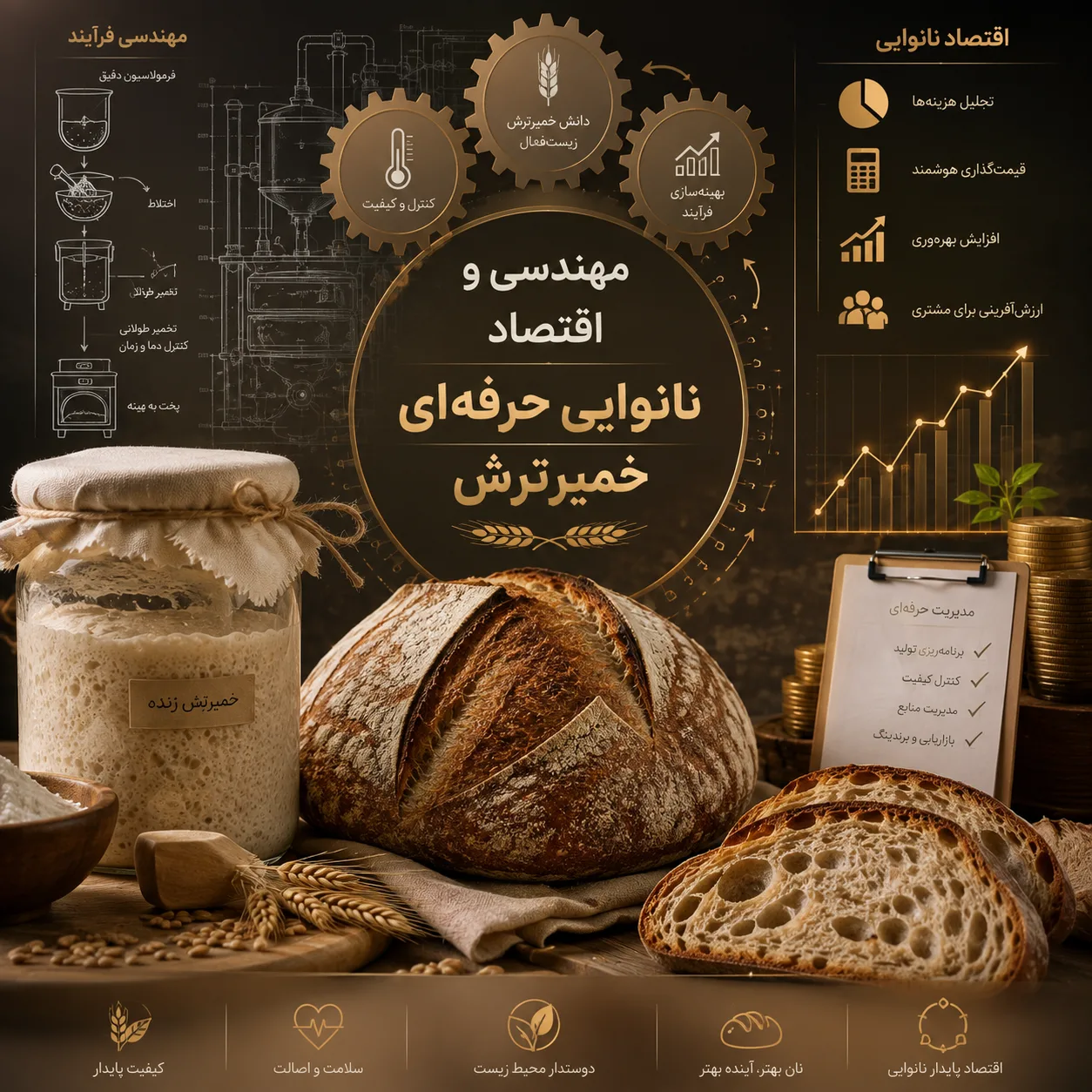 تجهیزات مورد نیاز برای تولید نان خمیرترش 2 3364