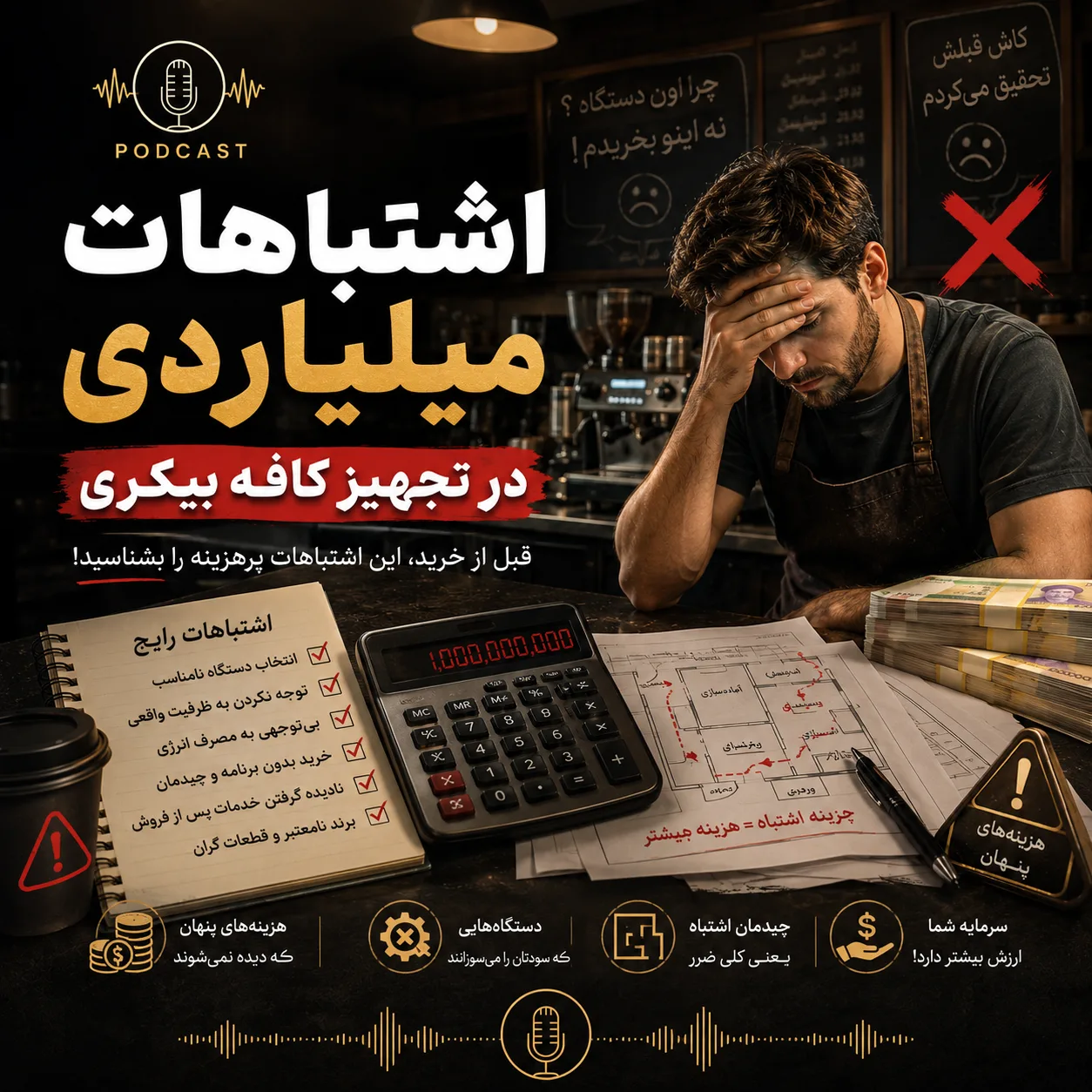 تجهیزات مورد نیاز برای راهاندازی کافه بیکری | لیست کامل تجهیزات، هزینه و نکات خرید در سال 2026 3 3463
