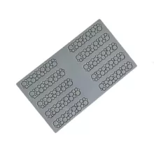 قالب سیلیکونی گارنیش پاونی مدل PR006S