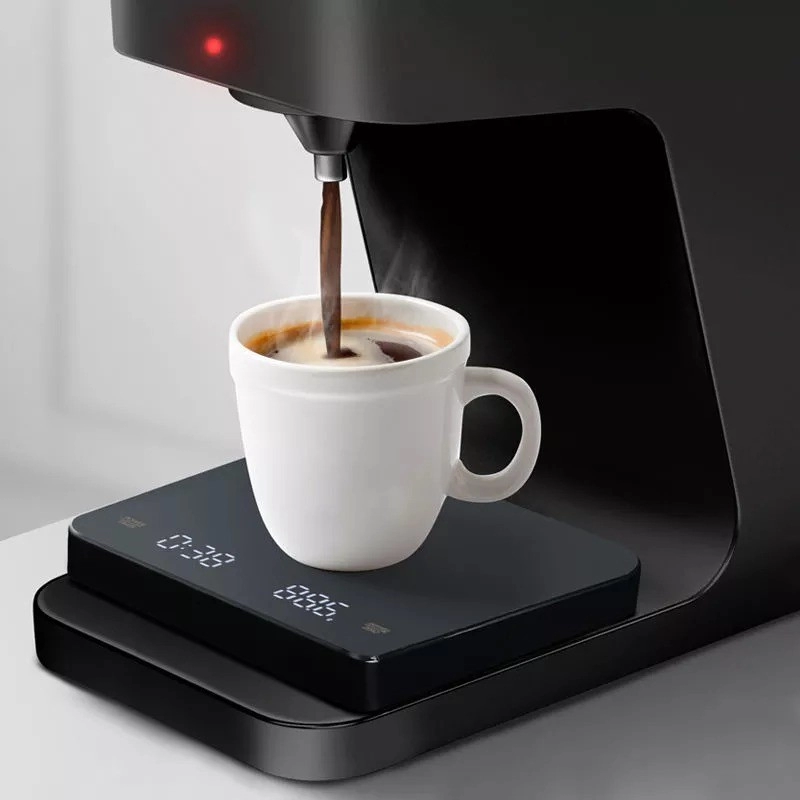 ترازو دیجیتال و اسکیل تایمردار قهوه USB شارژی